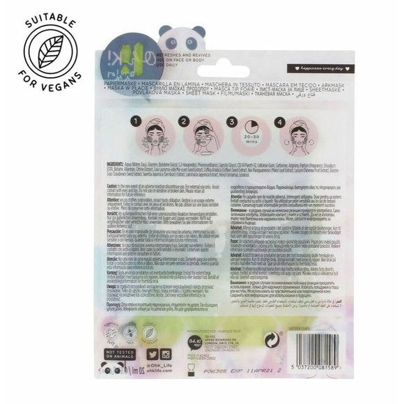 Oh K Chok Chok Reviving Citrine Gemstone Mini Mask - Picture 2 of 3